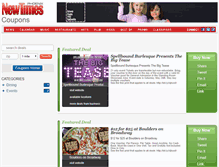 Tablet Screenshot of coupons.phoenixnewtimes.com